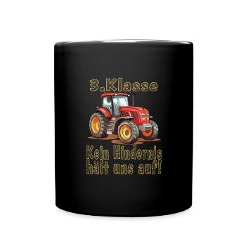 3ème année scolaire - Mug uni - noir - Devant
