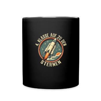 4ème année scolaire - Mug uni - noir - Devant