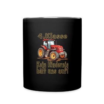 4ème année scolaire - Mug uni - noir - Devant