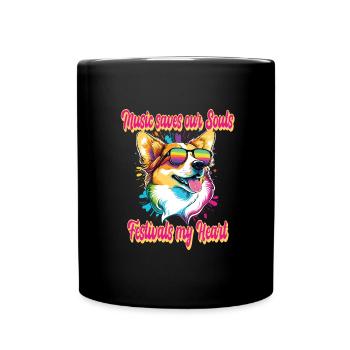 Festival - Full Colour Mug - black - Front