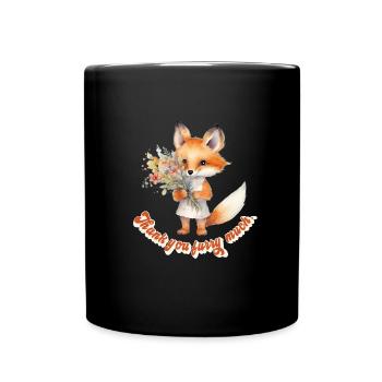 Fandom à fourrure - Mug uni - noir - Devant