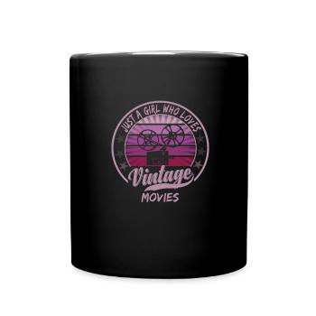 Old Movies - Full Colour Mug - black - Front