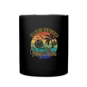 Old Movies - Full Colour Mug - black - Front