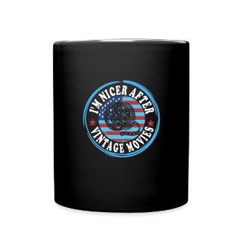 Old Movies - Full Colour Mug - black - Front