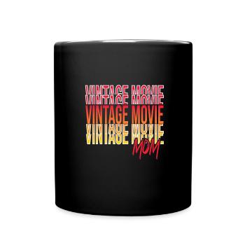 Vieux films - Mug uni - noir - Devant