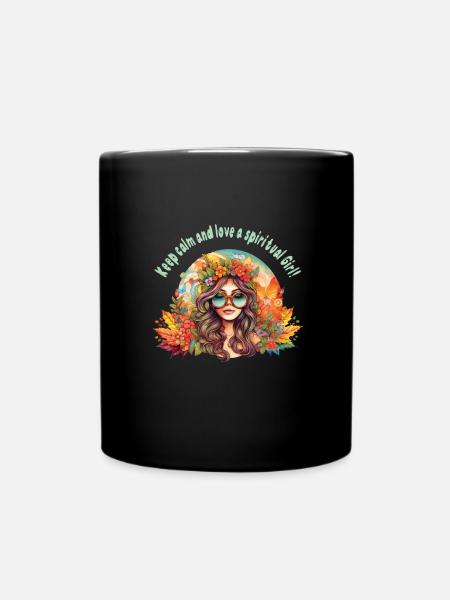 Hippie - Mug uni - noir