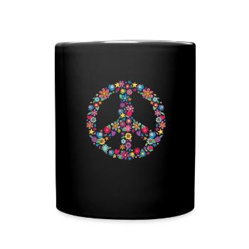 Hippy - Full Colour Mug - black - Front