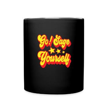 Hippy - Full Colour Mug - black - Front