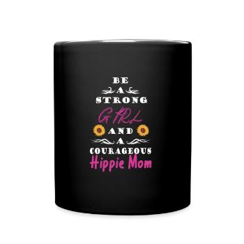 Hippy - Full Colour Mug - black - Front