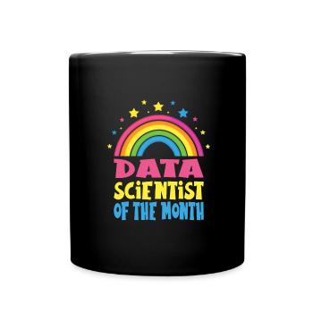 Daten Analytiker Datenschutz Beauftragter - Tasse einfarbig - Schwarz - Vorne