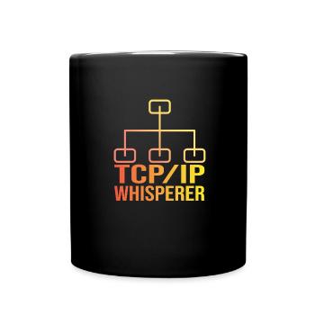 Network Engineer - Tasse einfarbig - Schwarz - Vorne