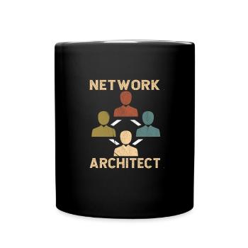 Network Engineer - Full Colour Mug - black - Front