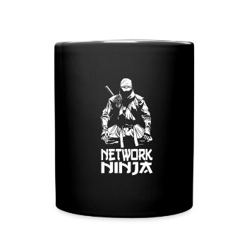 Network Engineer - Tasse einfarbig - Schwarz - Vorne