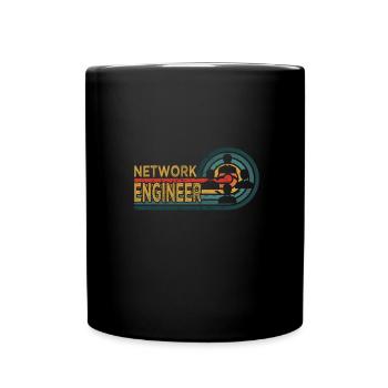 Network Engineer - Full Colour Mug - black - Front
