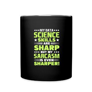 Daten Analytiker Datenschutz Beauftragter - Tasse einfarbig - Schwarz - Vorne