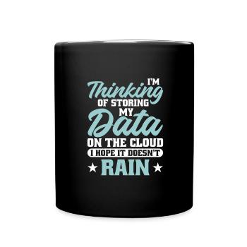 Daten Analytiker Datenschutz Beauftragter - Tasse einfarbig - Schwarz - Vorne