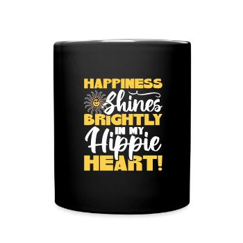 Hippy - Full Colour Mug - black - Front