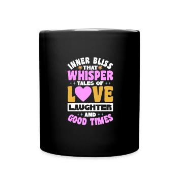 Hippy - Full Colour Mug - black - Front