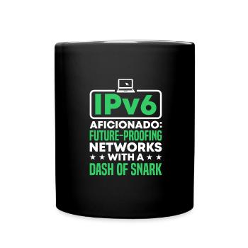 Network Engineer - Tasse einfarbig - Schwarz - Vorne