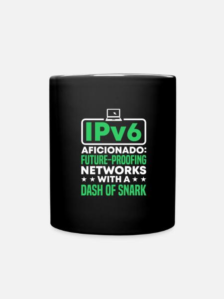 Network Engineer - Tasse einfarbig - Schwarz