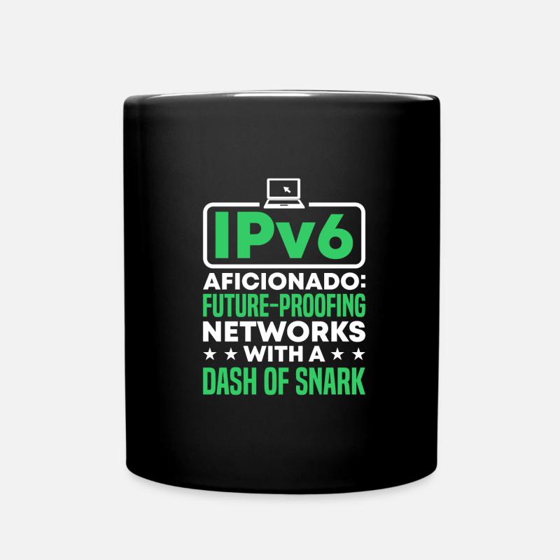 Network Engineer - Tasse einfarbig - Schwarz