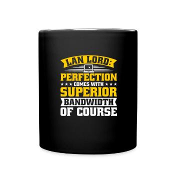 Network Engineer - Tasse einfarbig - Schwarz - Vorne