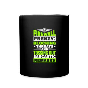 Network Engineer - Tasse einfarbig - Schwarz - Vorne