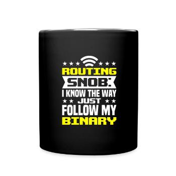 Network Engineer - Full Colour Mug - black - Front