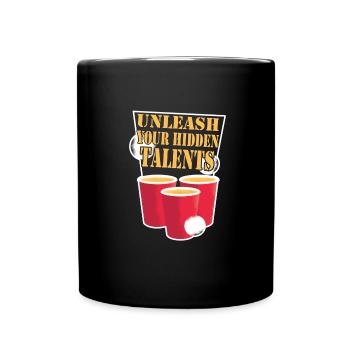 Trinkspiel - Tasse einfarbig - Schwarz - Vorne