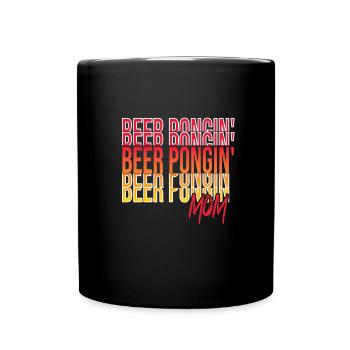 Trinkspiel - Tasse einfarbig - Schwarz - Vorne