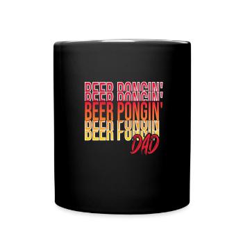 Trinkspiel - Tasse einfarbig - Schwarz - Vorne
