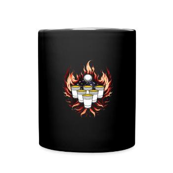 Trinkspiel - Tasse einfarbig - Schwarz - Vorne