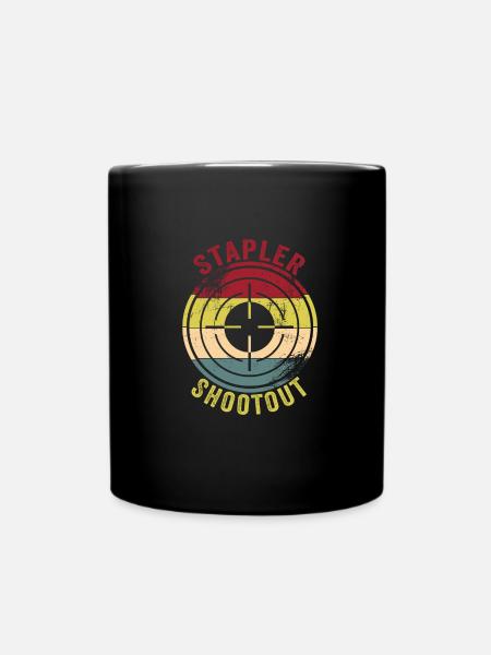 Büro - Tasse einfarbig - Schwarz