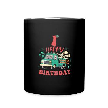 1er anniversaire les gars - Mug uni - noir - Devant