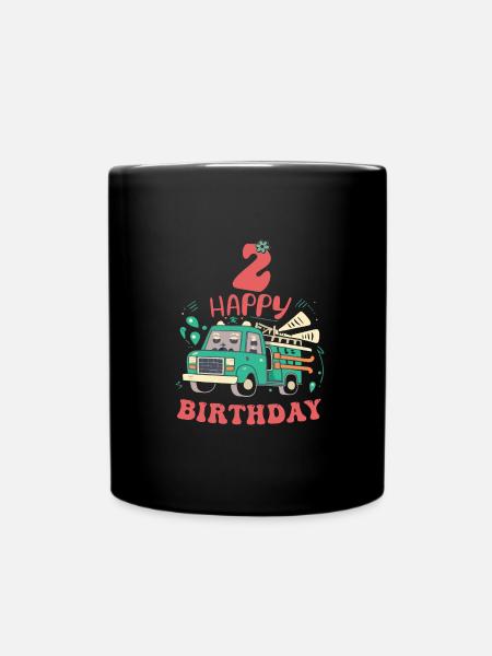 2e anniversaire les gars - Mug uni - noir