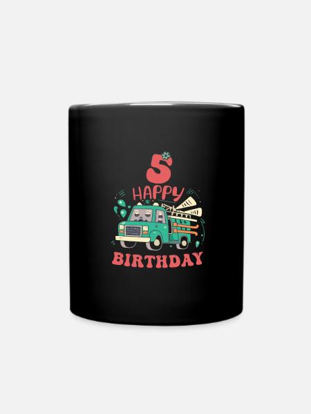 5e anniversaire les gars - Mug uni - noir