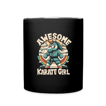 Karaté - Mug uni - noir - Devant