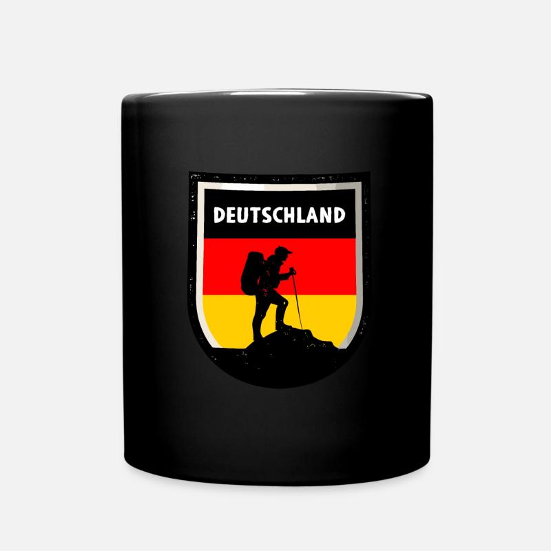 Drapeau de l’Allemagne Drapeau allemand Utilisé Look Homeland - Mug uni - noir