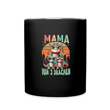 Maman - Mug uni - noir - Devant