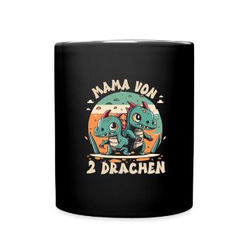 Maman - Mug uni - noir - Devant