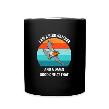 Observation des oiseaux Observation des oiseaux Observation des oiseaux - Mug uni - noir - Devant