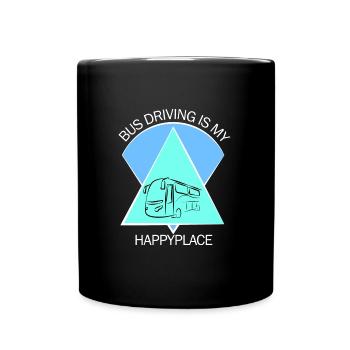 Chauffeur d’autobus scolaire Chauffeur d’autobus scolaire - Mug uni - noir - Devant