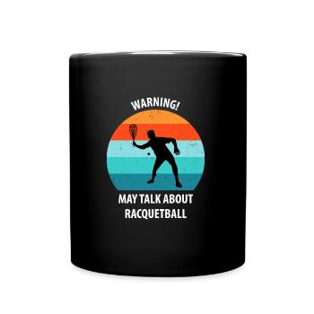 Racqueetball - Full Colour Mug - black - Front