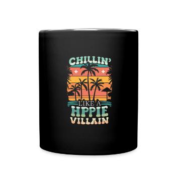 Hippie - Mug uni - noir - Devant