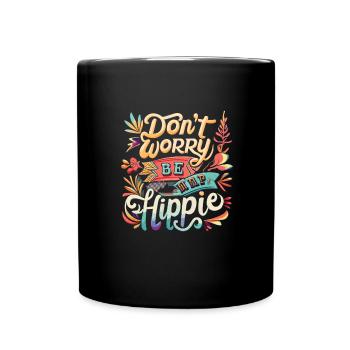 Hippie - Mug uni - noir - Devant