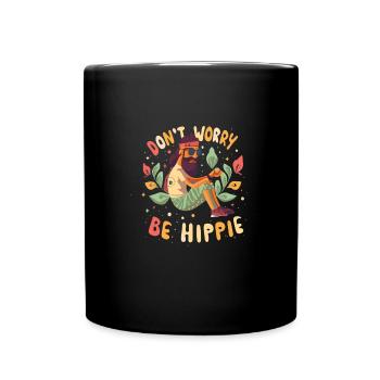 Hippie - Mug uni - noir - Devant