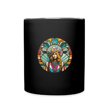 Hippie - Mug uni - noir - Devant