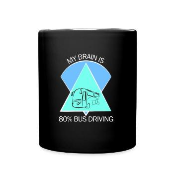 Chauffeur d’autobus scolaire Chauffeur d’autobus scolaire - Mug uni - noir - Devant