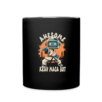 Krav Maga - Full Colour Mug - black - Front