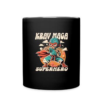 Krav Maga - Full Colour Mug - black - Front